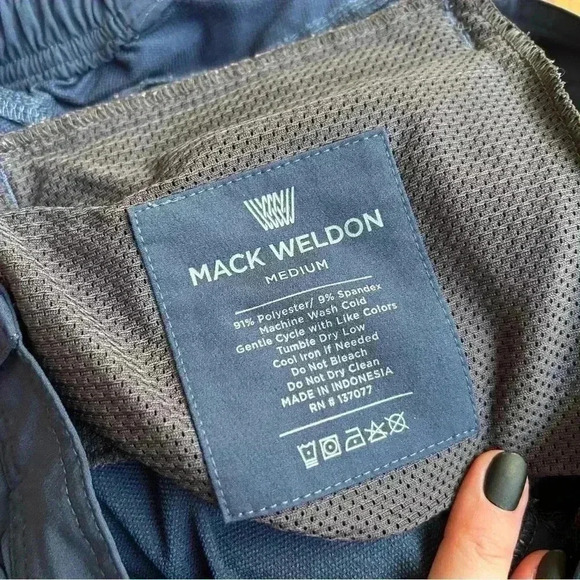 Mack Weldon Radius Flex Jogger Navy Blue Men’s Casual Pant Size Medium - Picture 8 of 8